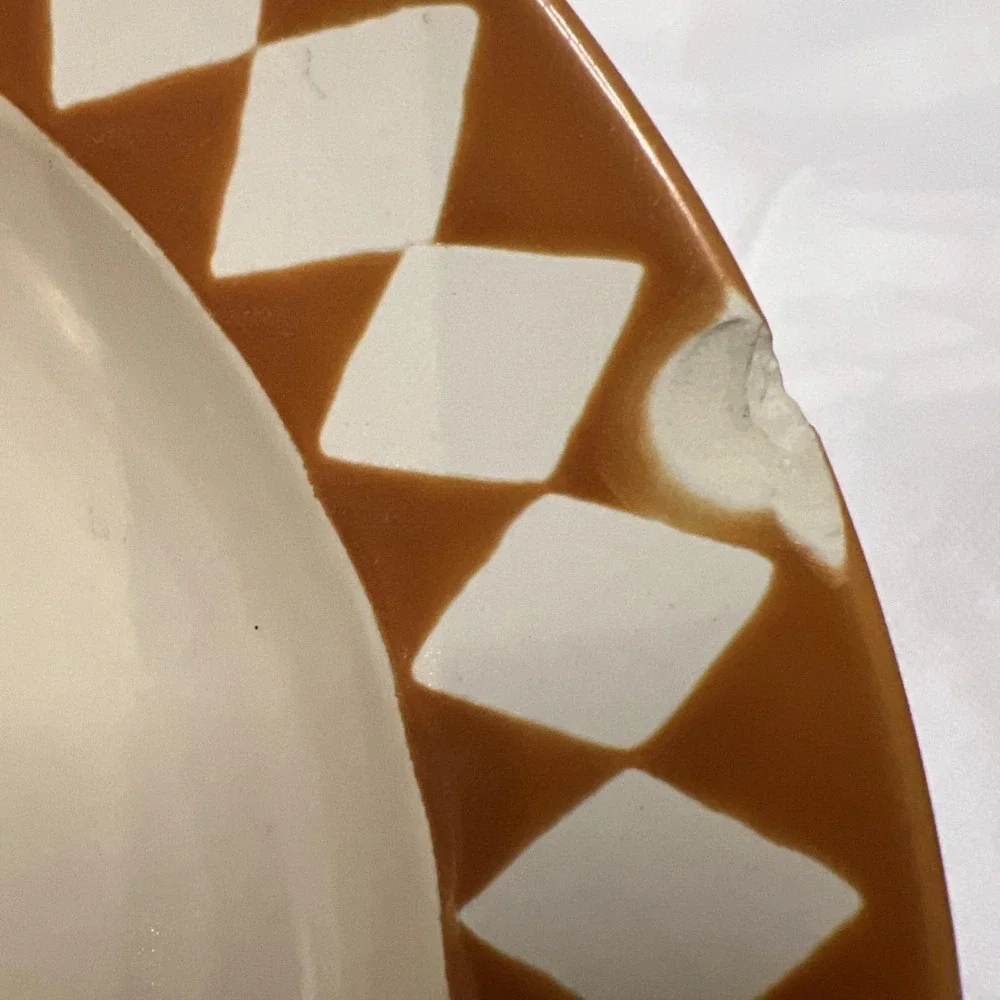 Vtg Pottery Barn Dune Persimmon Bowls 4 Retro MCM Boho Replacement